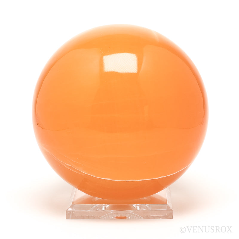 Orange Calcite Sphere from Utah, USA | Venusrox