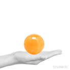 Orange Calcite Sphere from Utah, USA | Venusrox