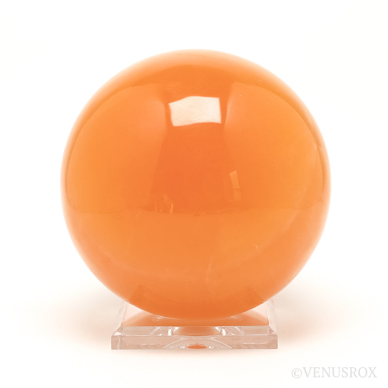 Orange Calcite Sphere from Utah, USA | Venusrox