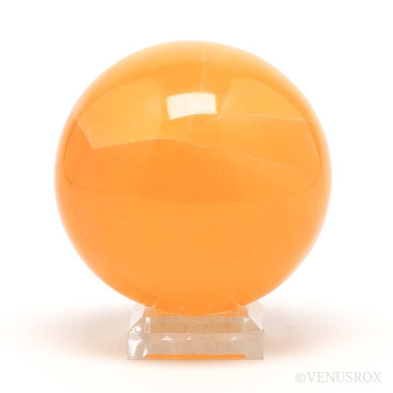 Orange Calcite Sphere from Utah, USA | Venusrox