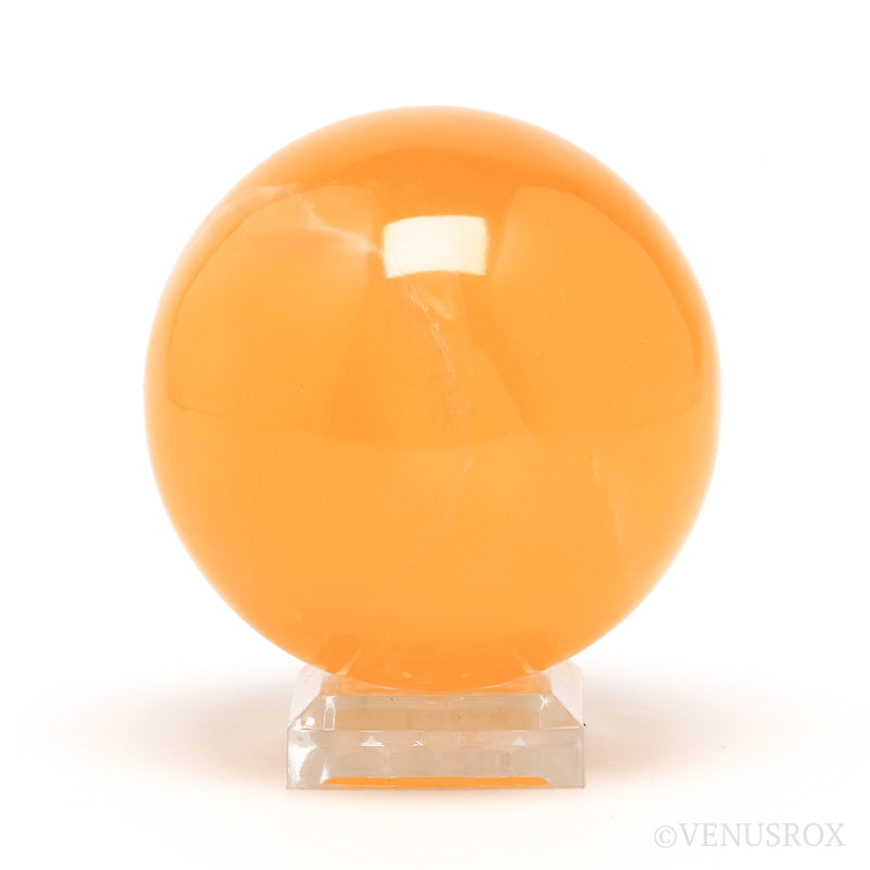 Orange Calcite Sphere from Utah, USA | Venusrox