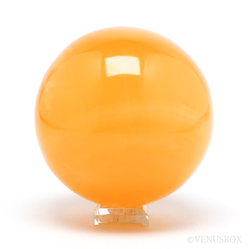 Orange Calcite Sphere from Utah, USA | Venusrox
