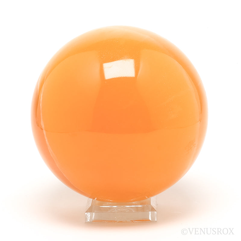 Orange Calcite Sphere from Utah, USA | Venusrox