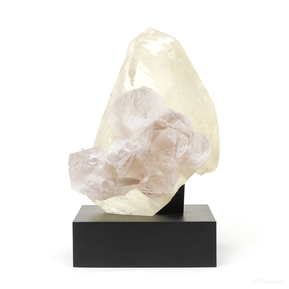 Calcite with Clear Quartz Natural Cluster | Venusrox