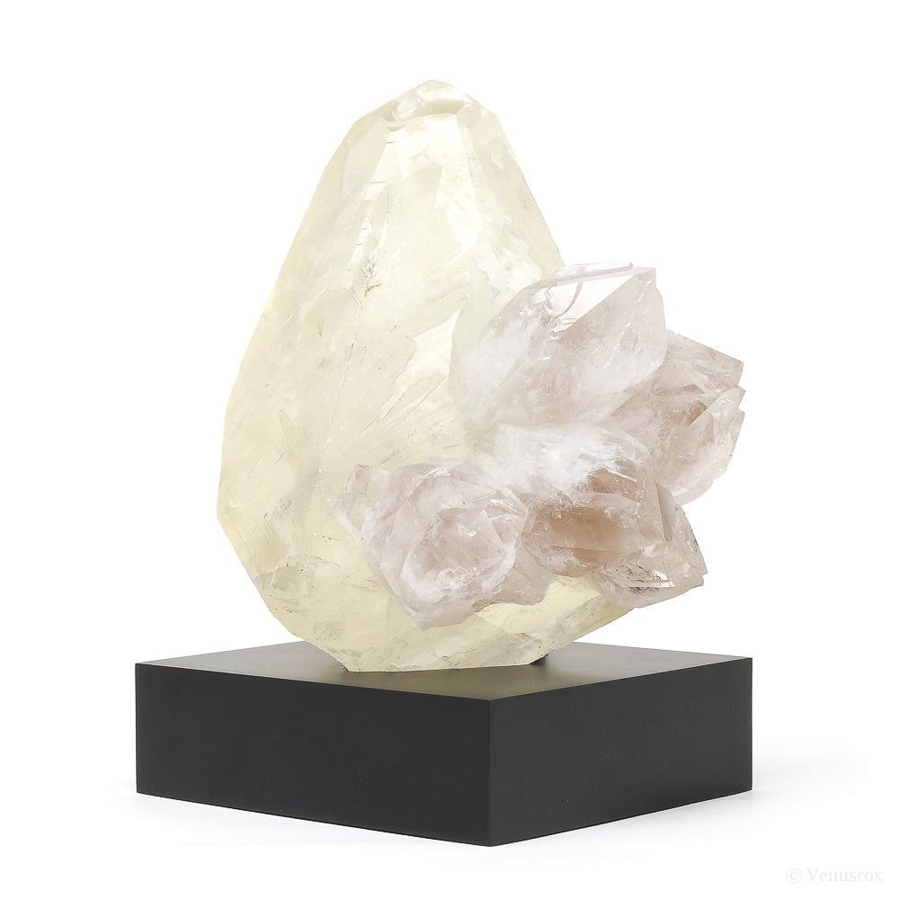 Calcite with Clear Quartz Natural Cluster | Venusrox