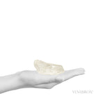 Calcite with Okenite Part Polished/Part Natural Crystal from India | Venusrox