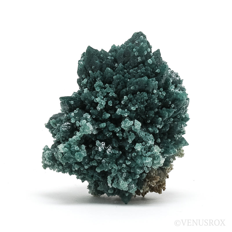 Celadonite included Apophyllite Natural Cluster from Jalgaon, Maharashtra, India | Venusrox