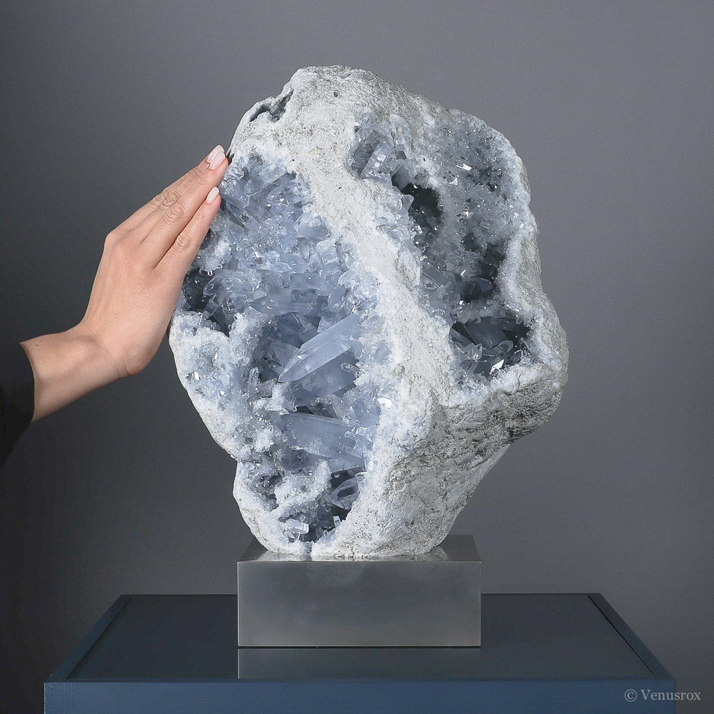 CELESTITE CLUSTER - NATURAL CRYSTALS
