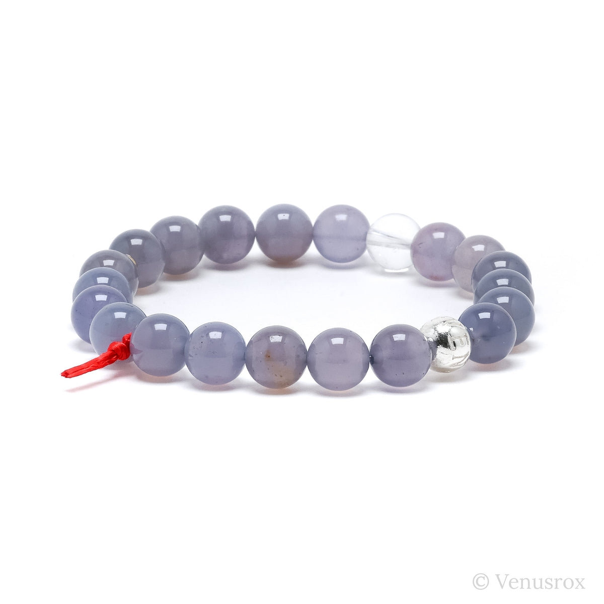 Blue Chalcedony Bracelet from Malawi | Venusrox