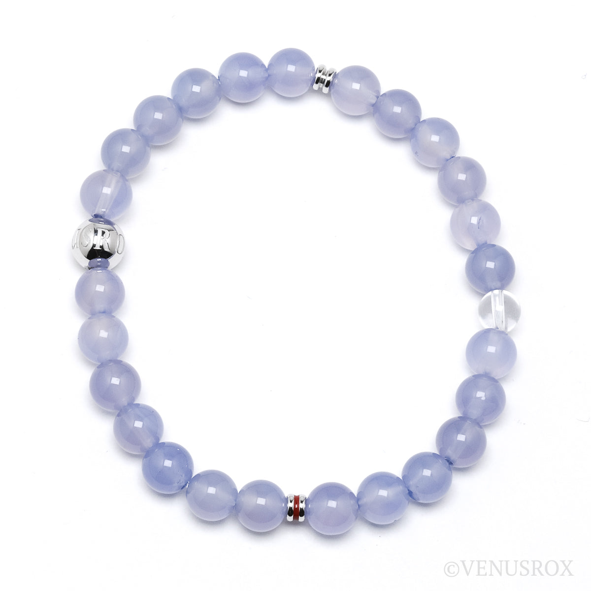 Blue Chalcedony Bracelet from India | Venusrox