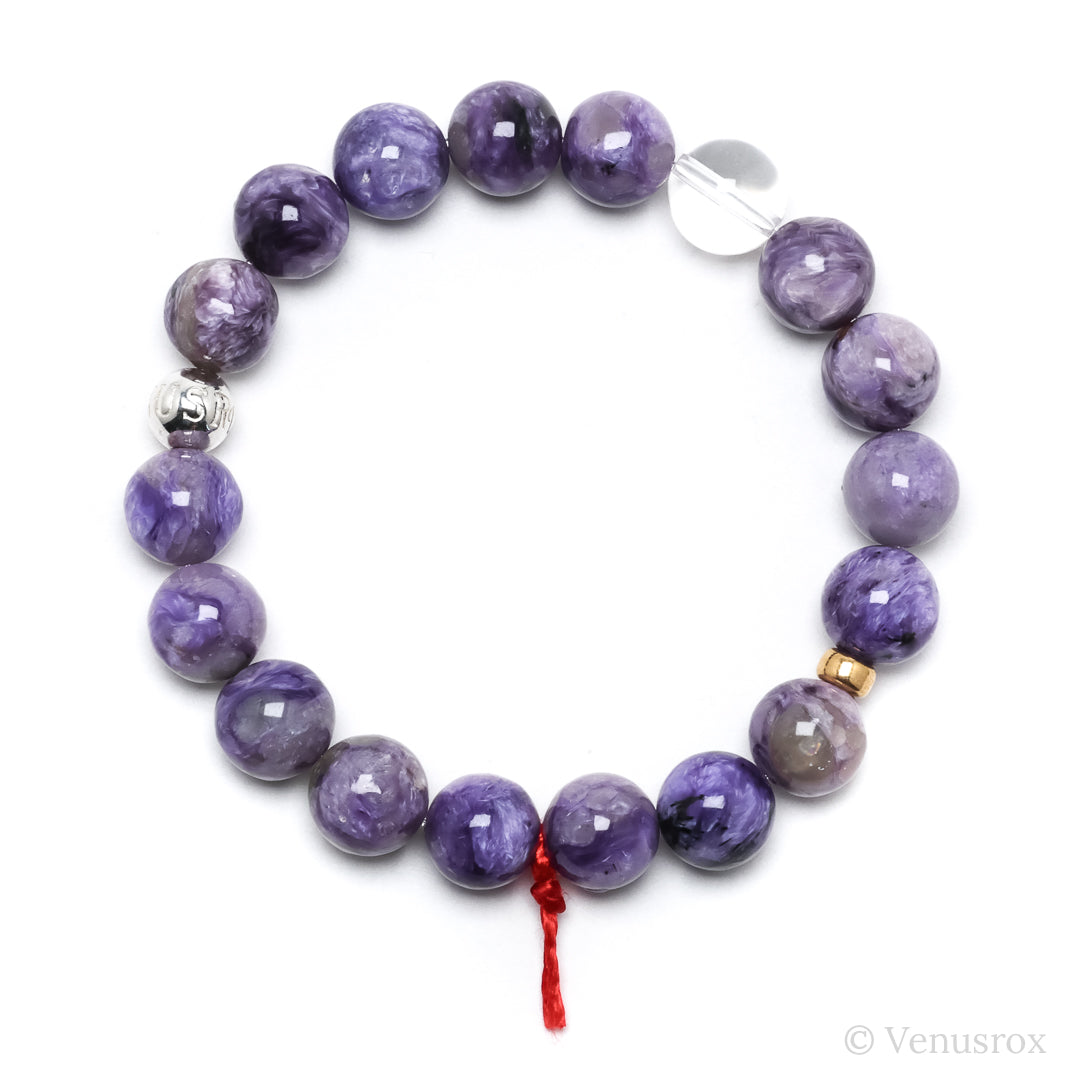 Charoite Bracelet from Murun Massif, Chara River Area, Russia | Venusrox
