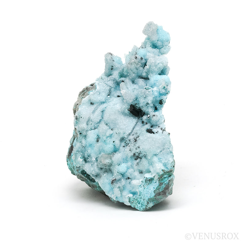 Chrysocolla with Gerhardtite, Malachite, Clear Quartz & Matrix Natural Crystal from the Tenke-Fungurume Area, Lualaba, Democratic Republic of the Congo | Venusrox