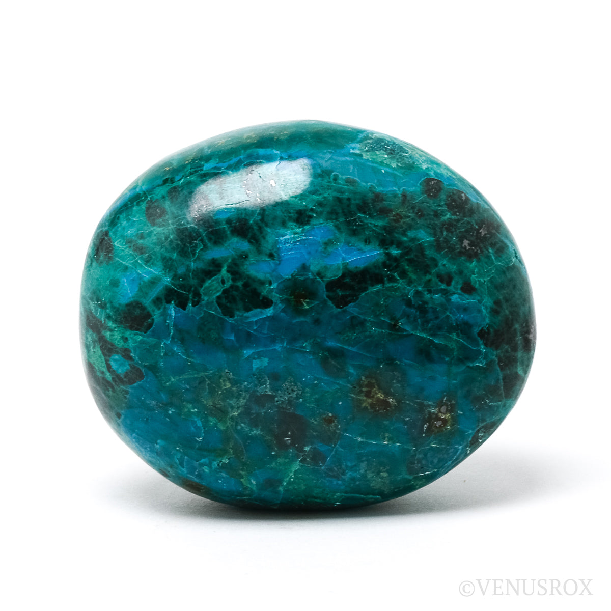 Chrysocolla with Malachite Polished Crystal from Peru | Venusrox