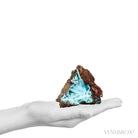 Chrysocolla with Malachite, Clear Quartz & Matrix Natural Crystal from the Tenke-Fungurume Area, Lualaba, Democratic Republic of the Congo | Venusrox