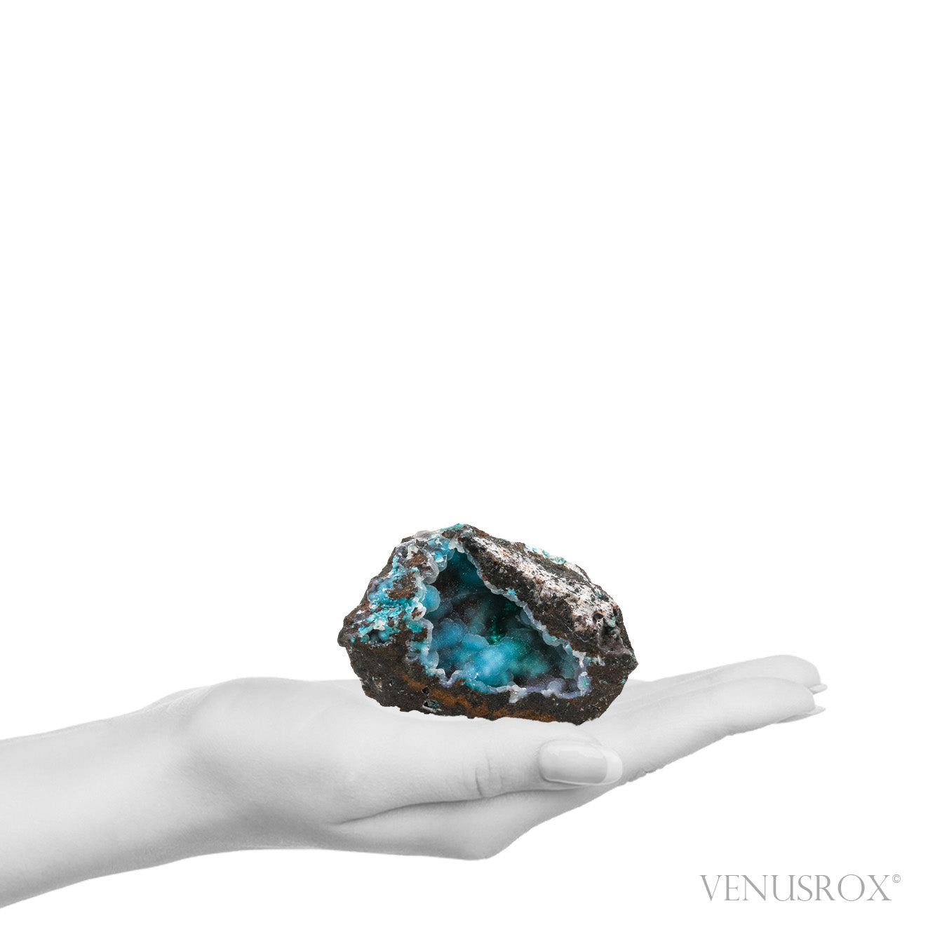 Chrysocolla with Quartz & Malachite Natural Crystal from the Lily Mine, Pisco Umay, Ica, Peru | Venusrox