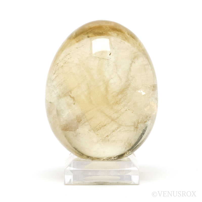 Naturally coloured Citrine Polished Egg from Madagascar | Venusrox