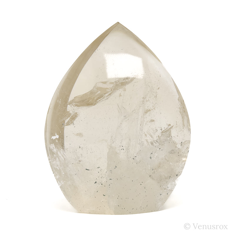 Natural Citrine Polished Flame from Brazil | Venusrox