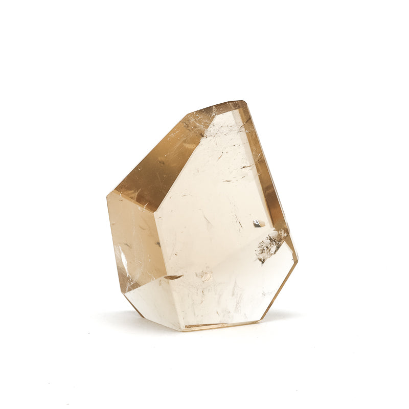 Naturally coloured 'Cognac' Citrine Polished Point from Brazil | Venusrox