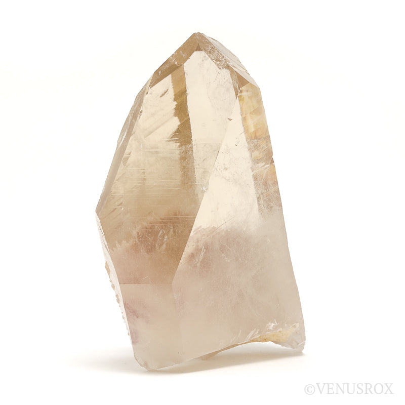 Citrine with Lepidolite Natural Point from Brazil | Venusrox