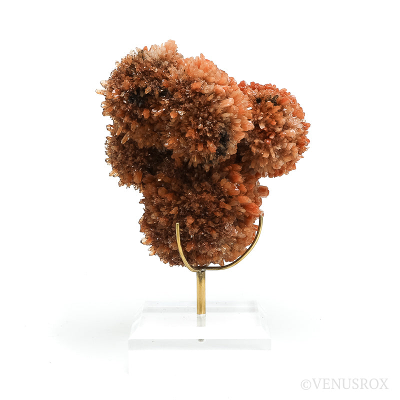 Creedite Natural Cluster from Mina Navidad, Abasolo, Durango, Mexico mounted on a bespoke stand | Venusrox