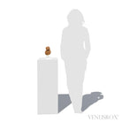 Creedite Natural Cluster from Mina Navidad, Abasolo, Durango, Mexico mounted on a bespoke stand | Venusrox