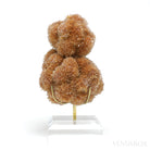 Creedite Natural Cluster from Mina Navidad, Abasolo, Durango, Mexico mounted on a bespoke stand | Venusrox