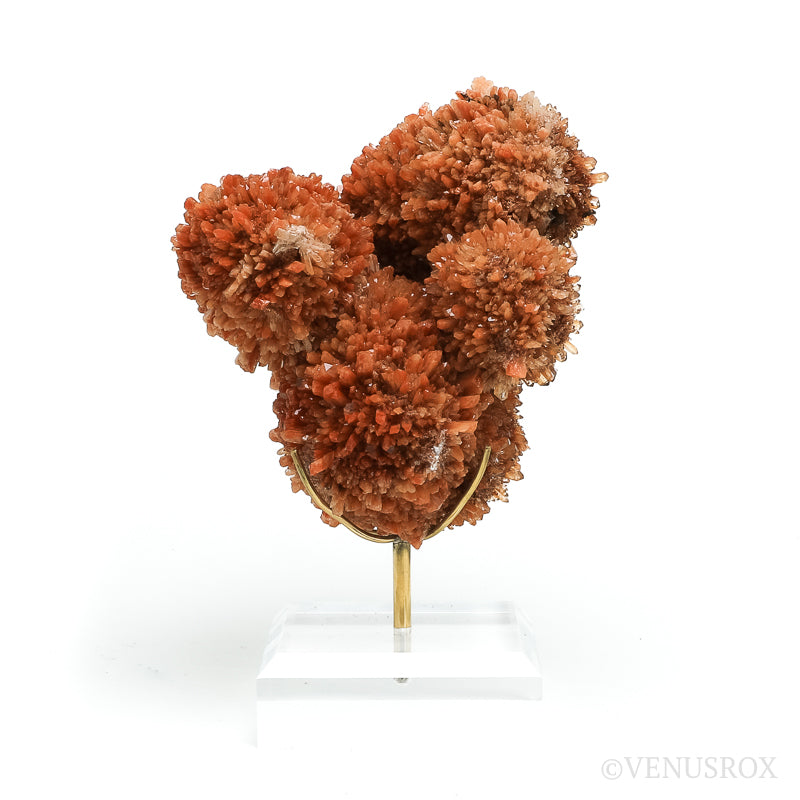 Creedite Natural Cluster from Mina Navidad, Abasolo, Durango, Mexico mounted on a bespoke stand | Venusrox