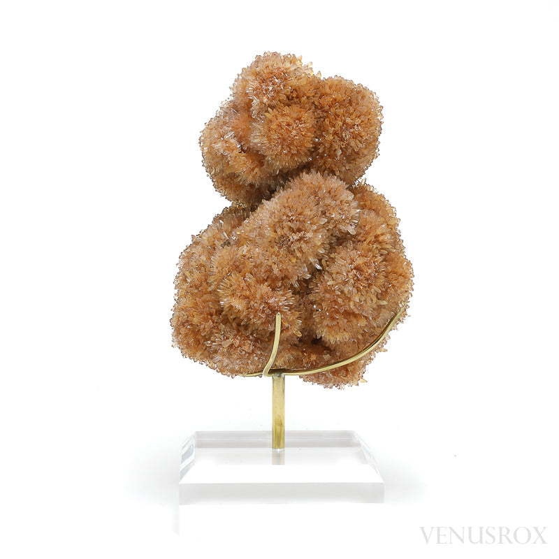 Creedite Natural Cluster from Mina Navidad, Abasolo, Durango, Mexico mounted on a bespoke stand | Venusrox