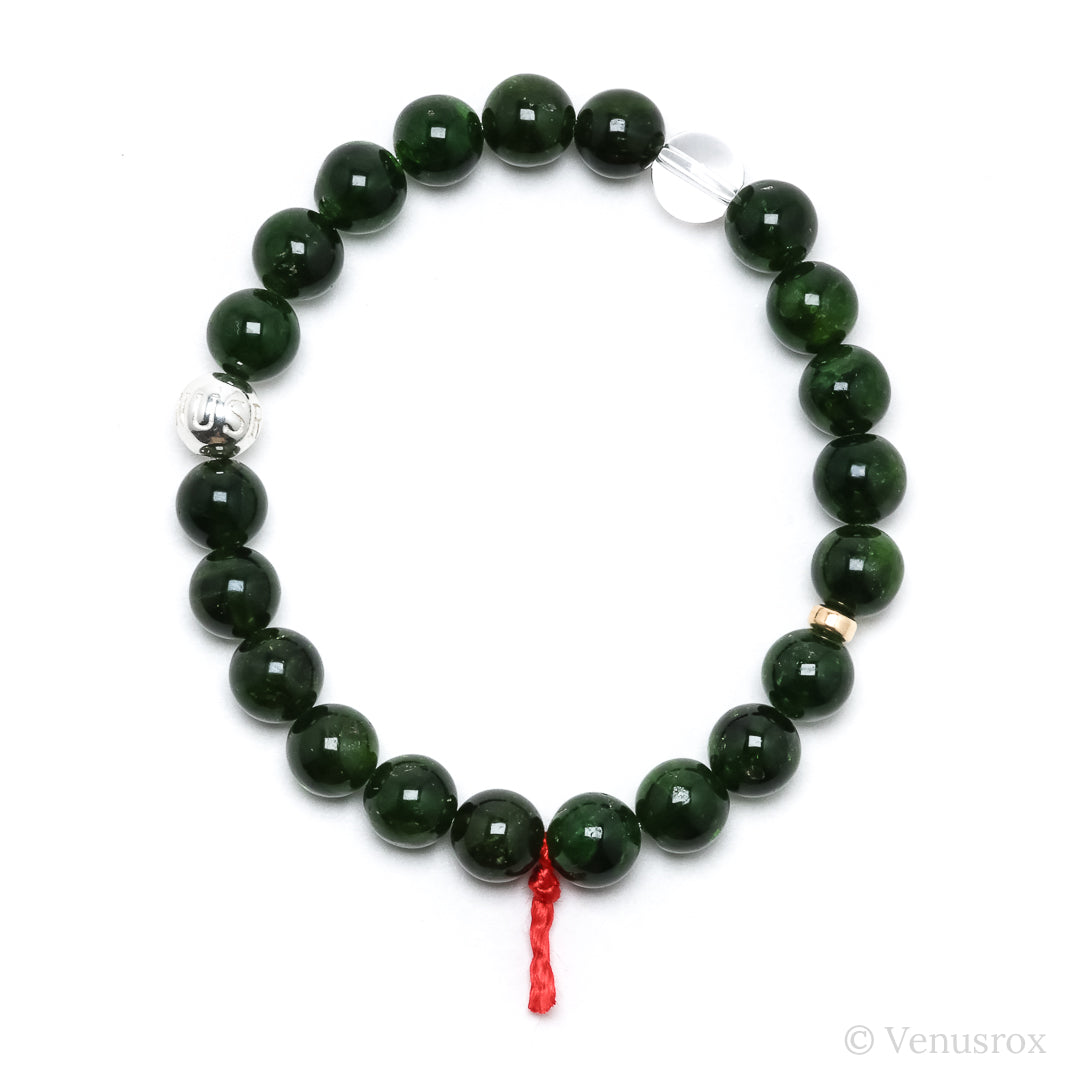 Chrome Diopside Bracelet from Russia | Venusrox
