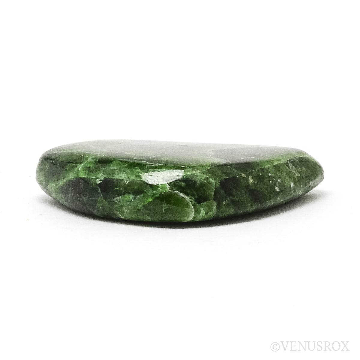 Chrome Diopside Polished Crystal from Sakha, Siberia, Russia | Venusrox