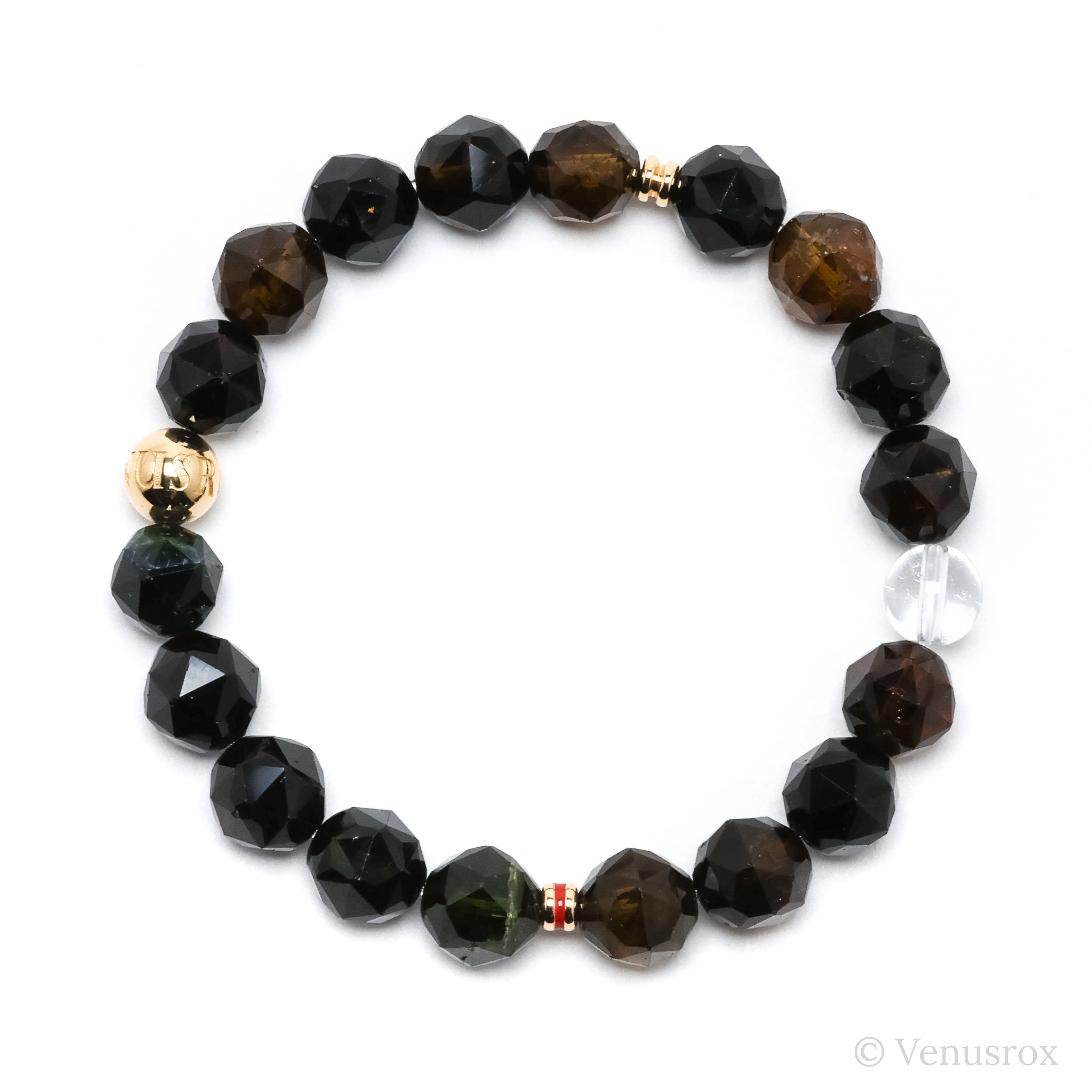 Dravite (Brown Tourmaline) Bracelet from Brazil | Venusrox