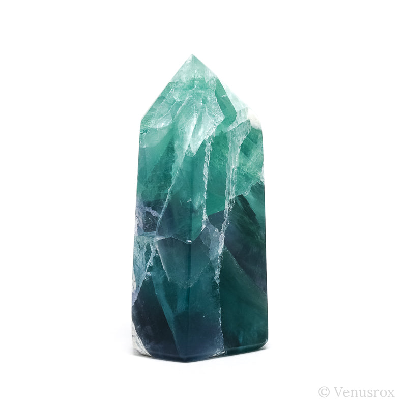 Fluorite Polished Crystal Point from Mexico | Venusrox