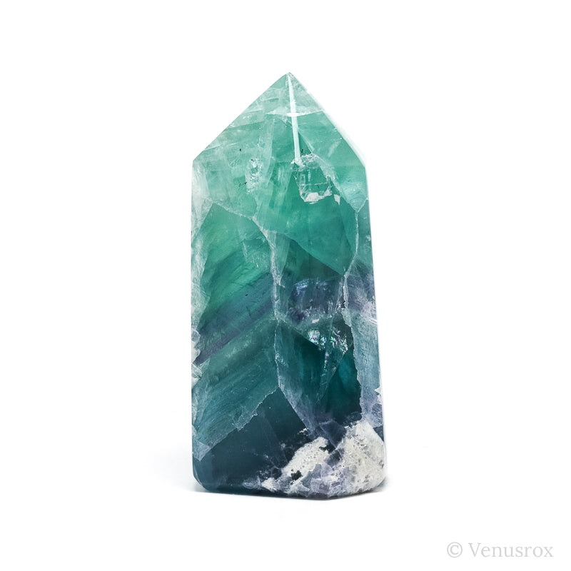 Fluorite Polished Crystal Point from Mexico | Venusrox