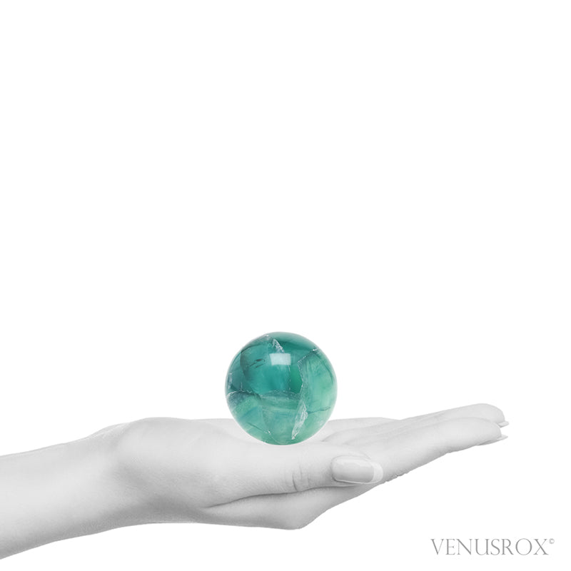 Fluorite Polished Sphere from Mexico | Venusrox