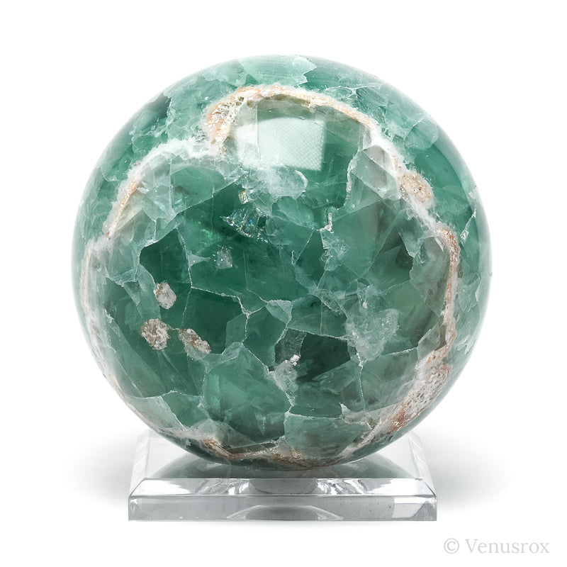 Fluorite Polished Sphere from Mexico | Venusrox