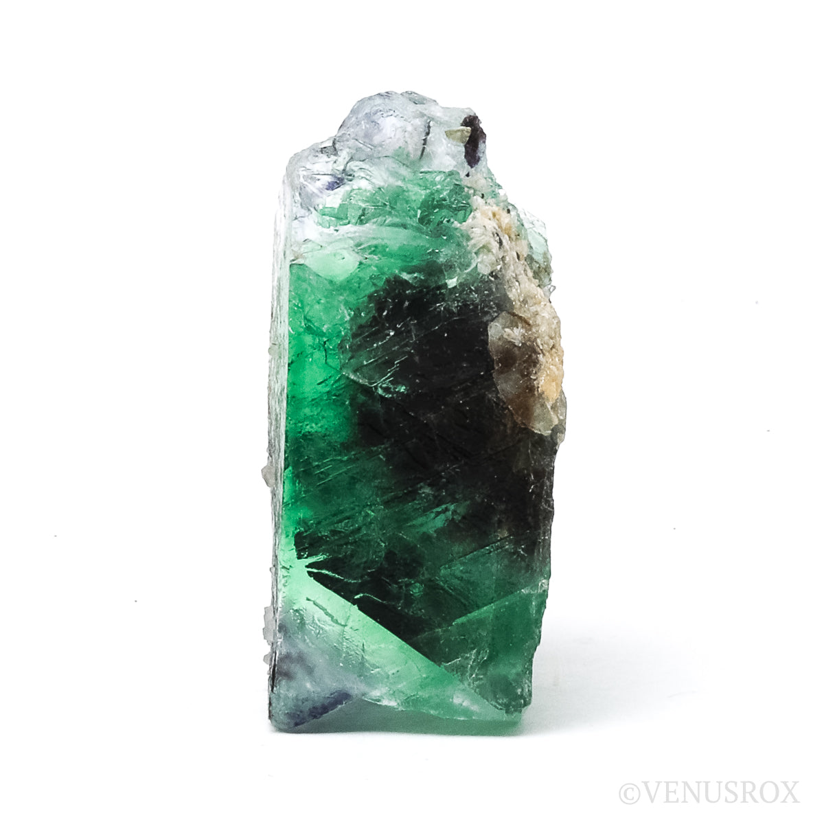 Fluorite with Zinnwaldite (Mica) Natural Crystal from the Erongo Region, Namibia | Venusrox