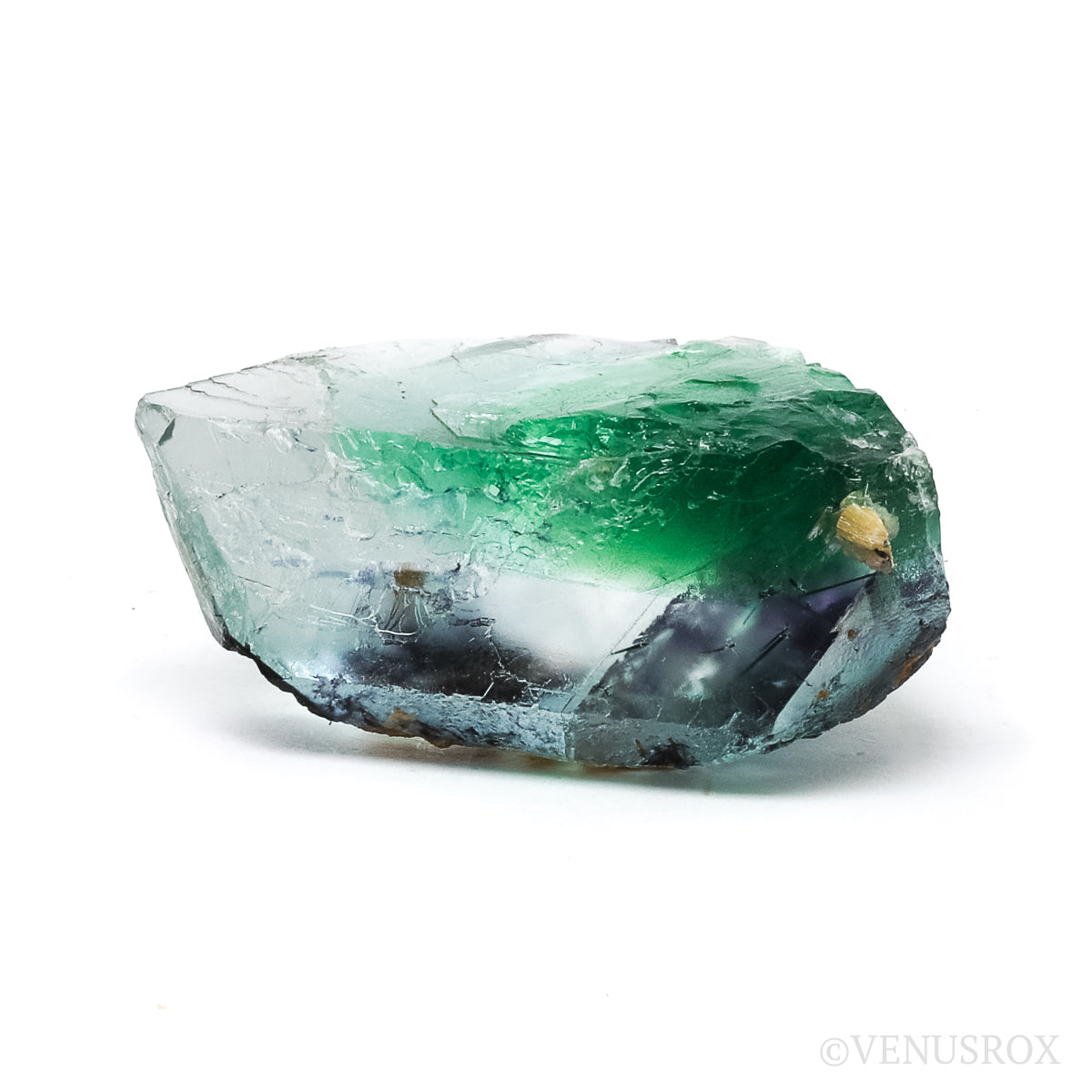 Fluorite with Zinnwaldite (Mica) Natural Crystal from the Erongo Region, Namibia | Venusrox