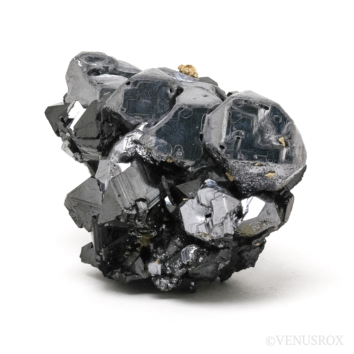 Galena Natural Cluster from the Vtoroy Sovetskiy Mine, Dalnegorsk, Primorskiy Kray, Russia | Venusrox