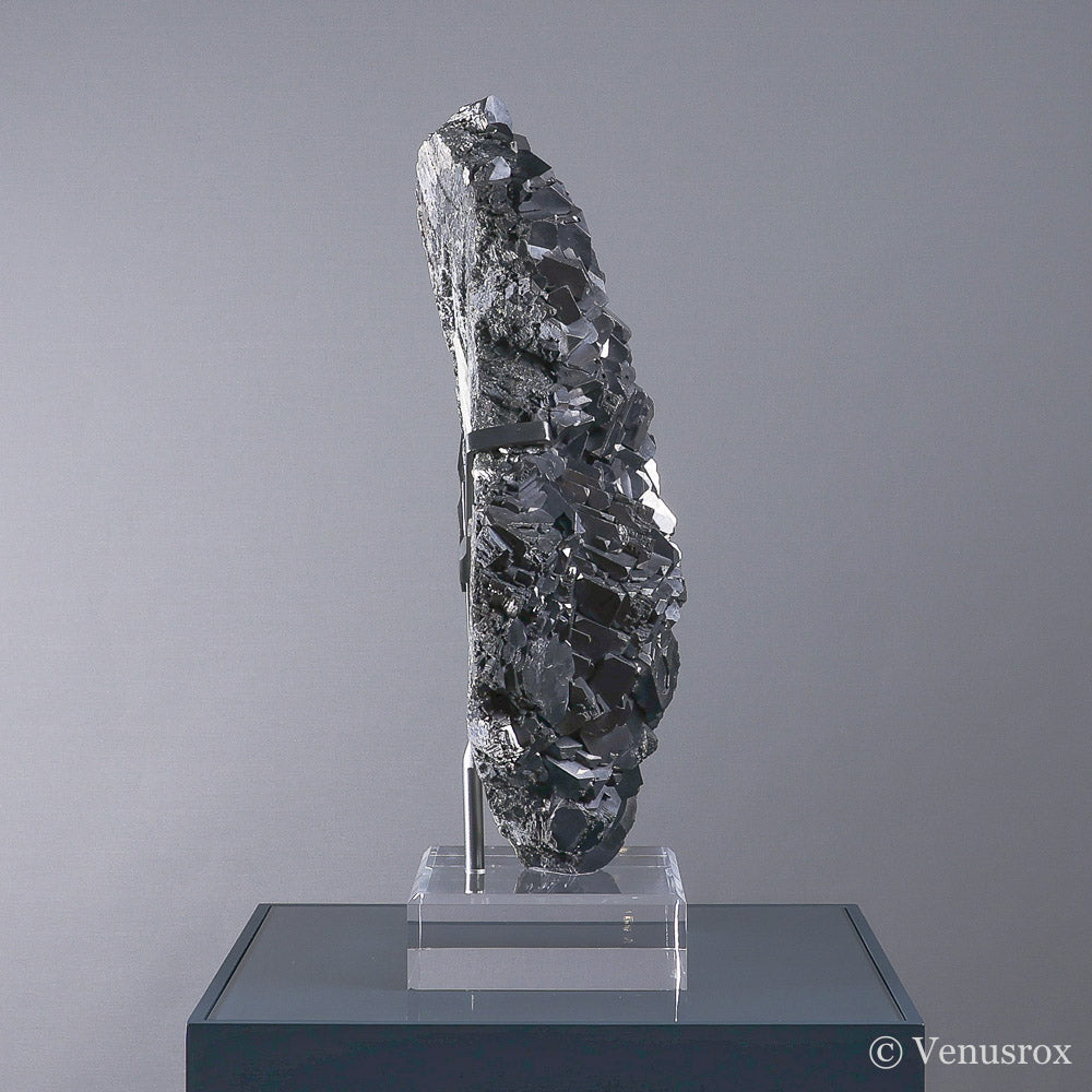 GALENA WITH PYRITE NATURAL CLUSTER - POLISHED CRYSTALS