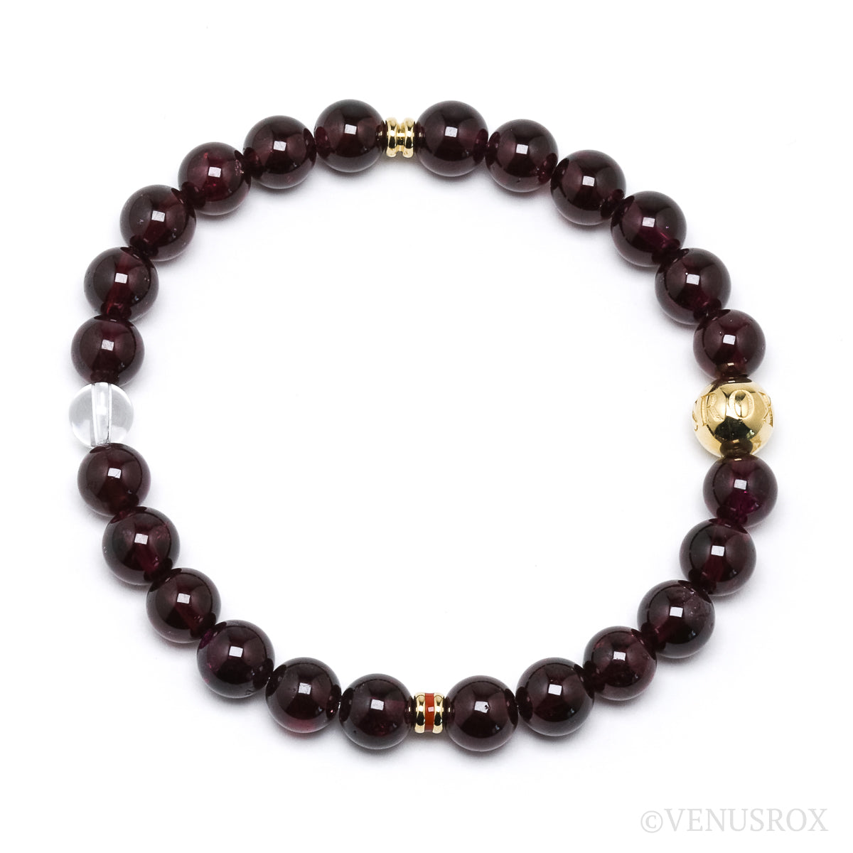 Rhodolite Garnet Bracelet from India | Venusrox