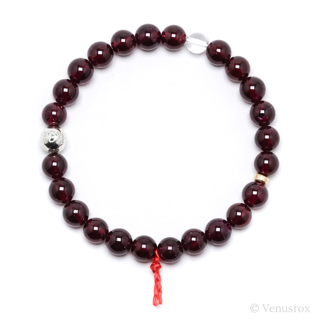 Rhodolite Garnet Bracelet from India | Venusrox