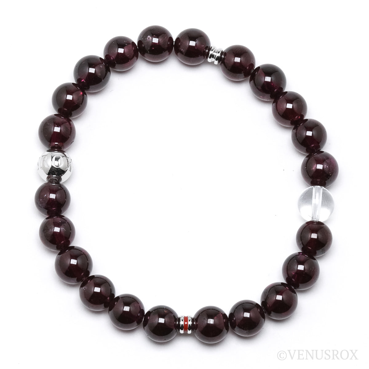 Rhodolite Garnet Bracelet from India | Venusrox