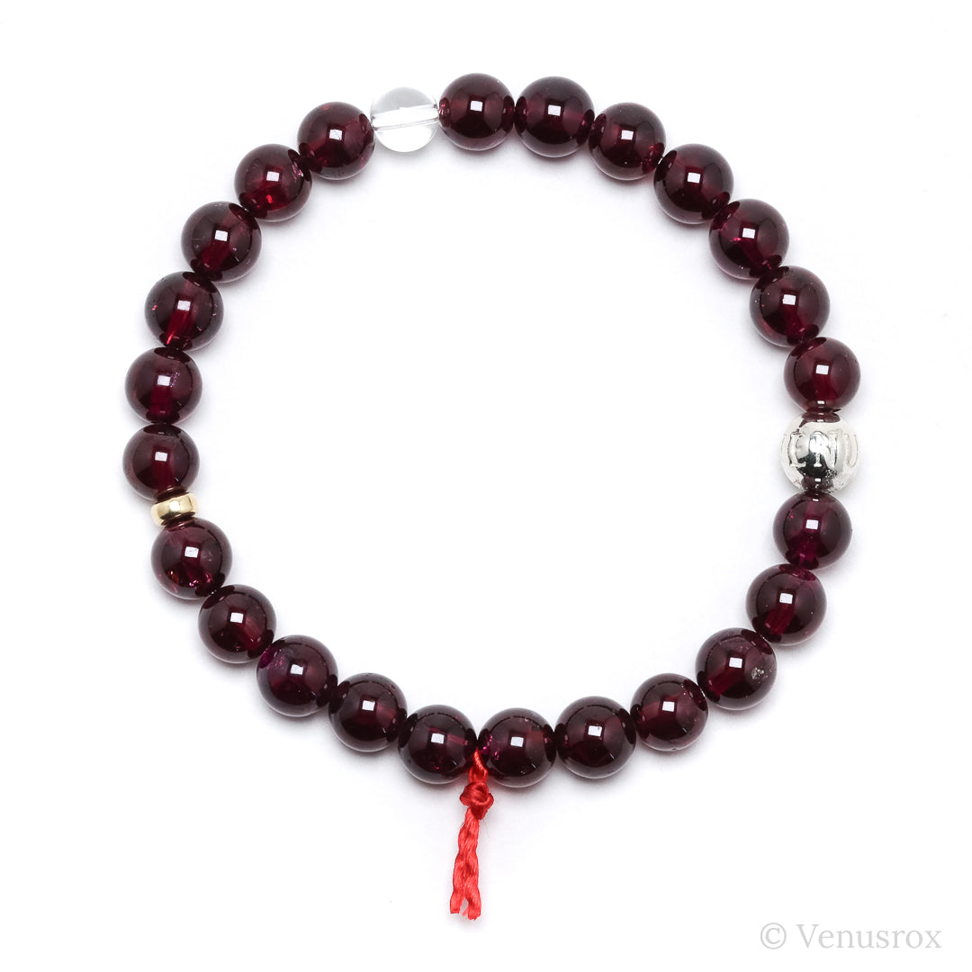 Rhodolite Garnet Bracelet from India | Venusrox