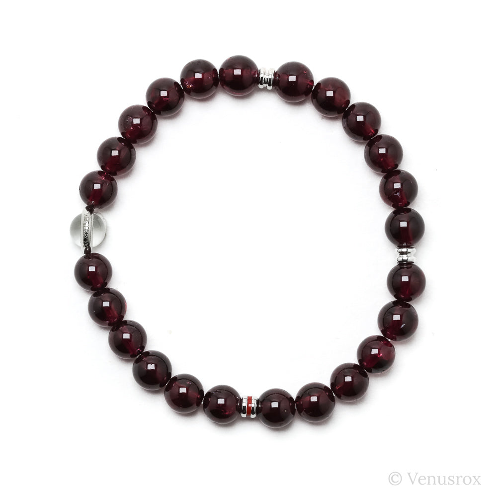 Rhodolite Garnet Bracelet from India | Venusrox
