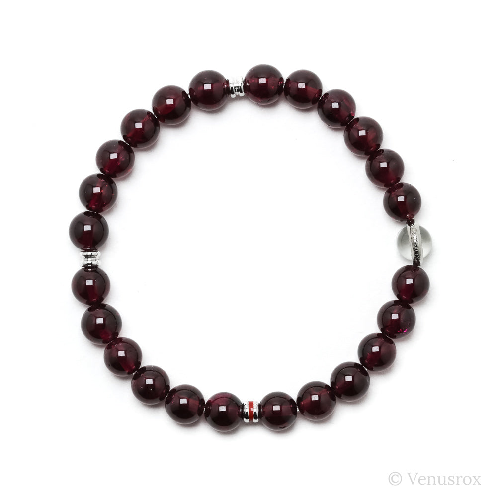 Rhodolite Garnet Bracelet from India | Venusrox