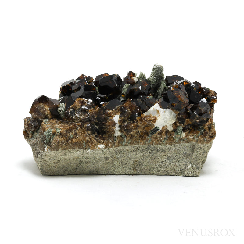 Spessartine Garnet on Matrix Natural Cluster from the Laghman Province, Afghanistan | Venusrox