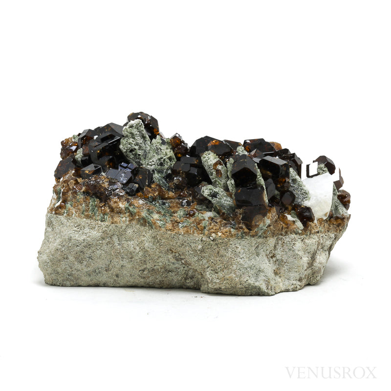 Spessartine Garnet on Matrix Natural Cluster from the Laghman Province, Afghanistan | Venusrox