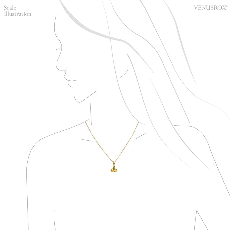 Gold Nugget Pendant wrapped in 18Kt Gold from Kalgoorlie, Western Australia | Venusrox