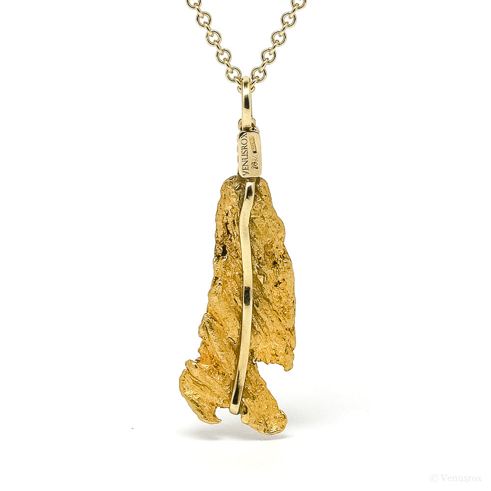 Gold Nugget Pendant wrapped in 18Kt Gold from Kalgoorlie, Western Australia | Venusrox