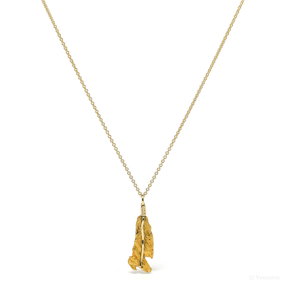 Gold Nugget Pendant wrapped in 18Kt Gold from Kalgoorlie, Western Australia | Venusrox